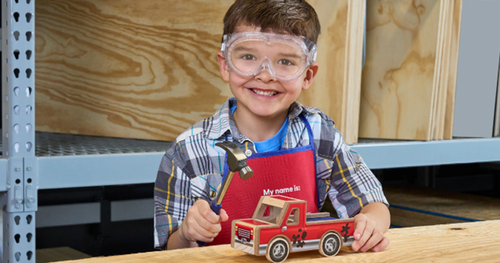 Free Rolling Toy Pickup Truck Build Event at Lowe’s